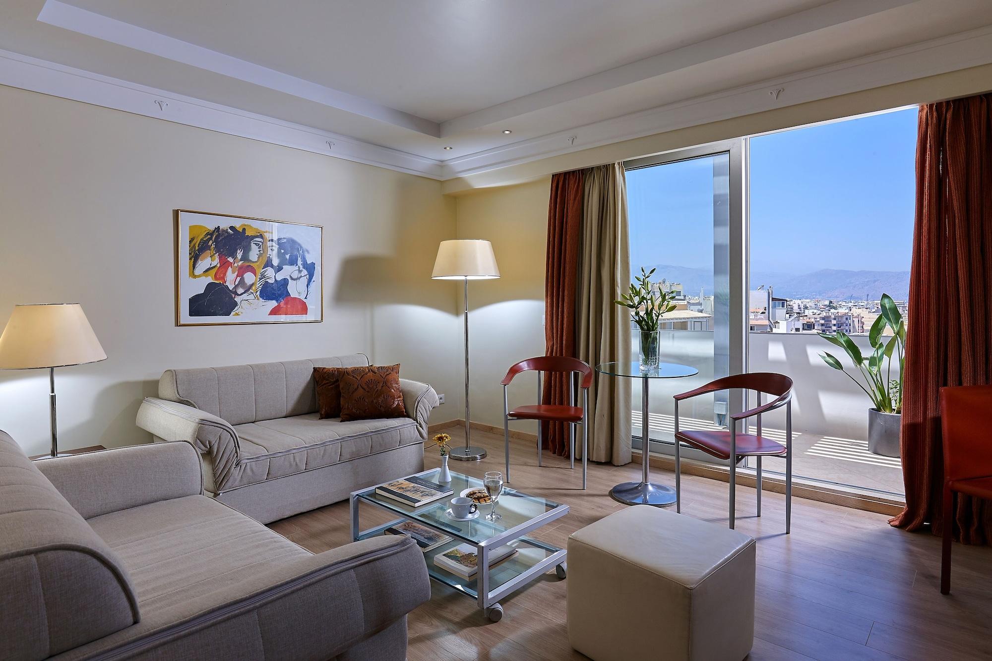 Atrion Hotel Heraklion  Bagian luar foto